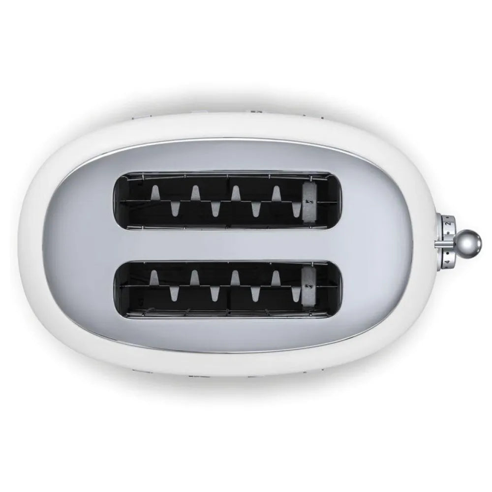 Smeg TSF01WHMEU Broodrooster – 50’s Retro Stijl – Mat Wit – 2 Sleuven