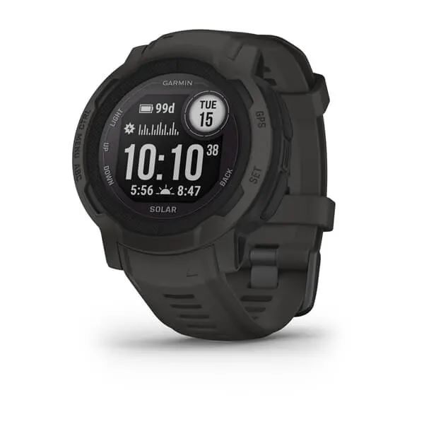 Часовник Smartwatch Garmin Instinct 2, 45 мм, Solar, Silicone strap, Graphite (010-02627-00)-0