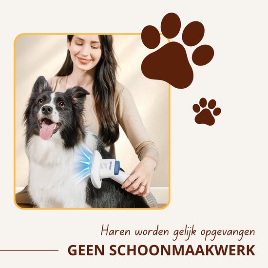 NNEDPE 8-in-1 XL Huisdierverzorgingsset met Stofzuiger – Professionele Trimset voor Honden en Katten