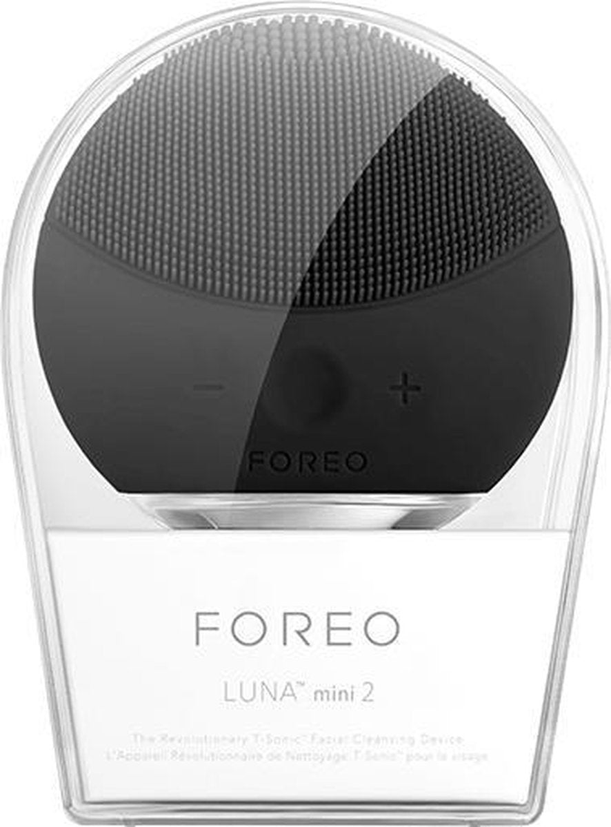 Foreo LUNA Mini 2 – Gezichtsreinigingsborstel – Zwart – Siliconen Sonische Reiniging